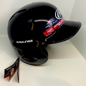 Rawlings S90PA College High School Batting Helmet 90 MPH Black Large 7 3/8-7 1/2